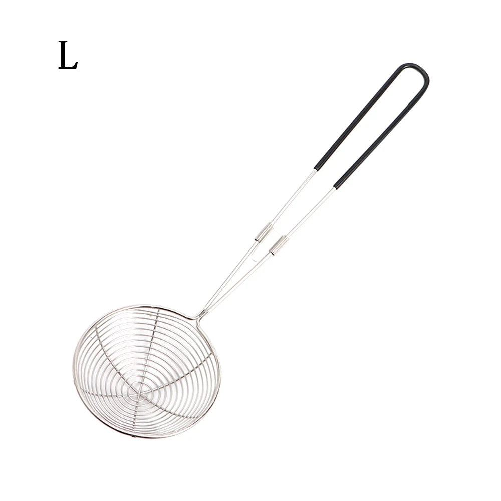 Multifunction Long Handle Sifting Home Kitchen Gadget Colander Spider Strainer Skimmer Spoon Cooking Tool