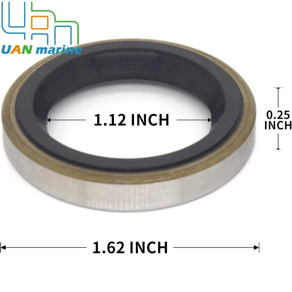 330137 2 Pcs Oil Seals for Johnson Evinrude OMC Outboard Engines and Stern Drives For 0330137 313398 0313398 18-2001 GLM 86030
