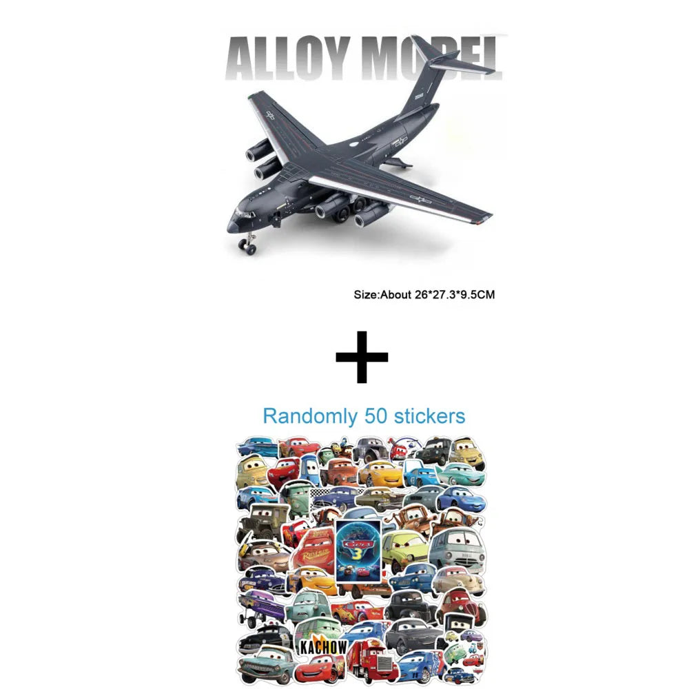 1:180 Alloy Y-20 Transport Aircraft Models Toys Diecast Car with Sound Light Pull Back Cabin Opened Plane Collectibles Boy Gifts