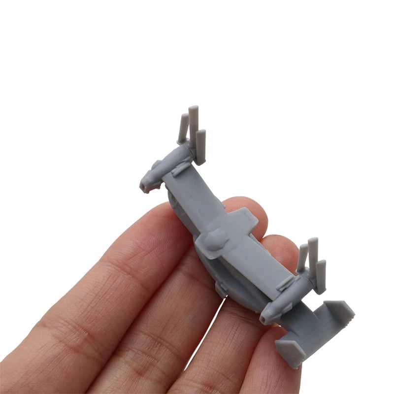 5PCS 1/2000 700 400 350 Scale V-22 Osprey Medium-size Transport Helicopter Folded Wing Military Plane Model Ornaments for Study