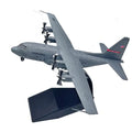 US Air Force C130 Hercules Transport Aircraft 1/200 Scale Alloy Finished Military Fighter Replica Model For Collectors Display