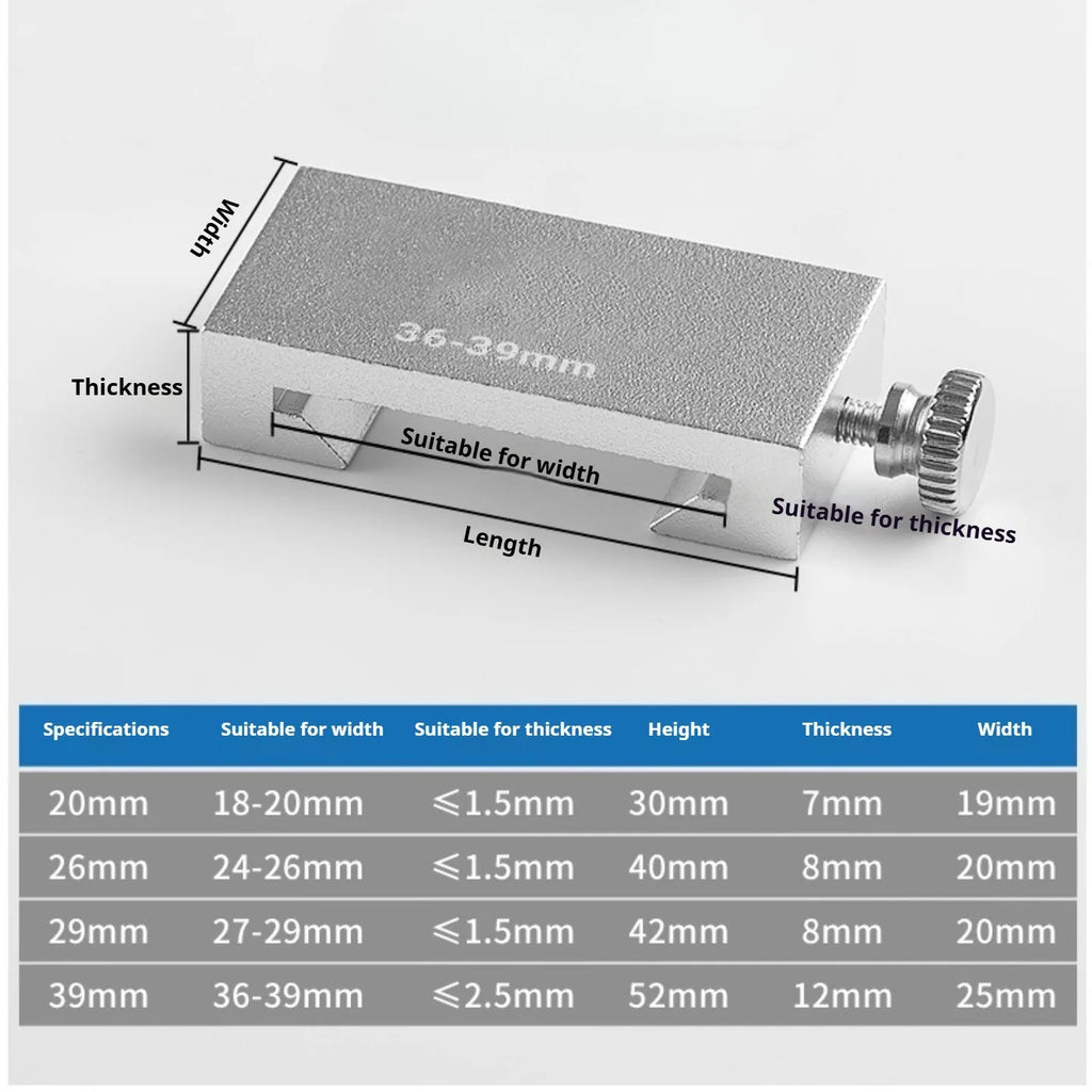New Portable Carpentry Steel Ruler | Positioning Limit Block + Marking Gauge for Accurate Woodworking Tool Alignment