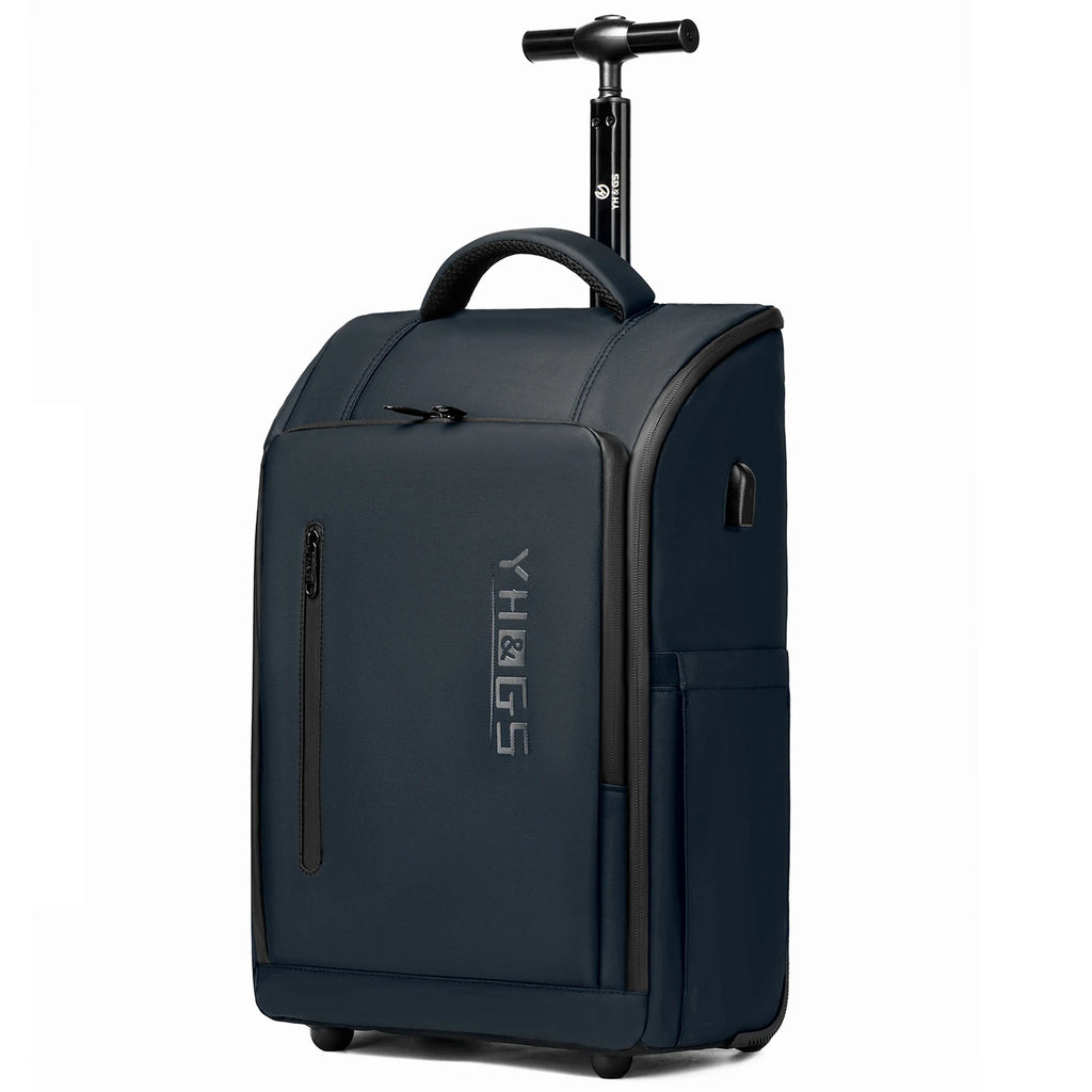 Rolling Backpack Travel Backpack with Wheels Business Rolling Luggage Backpack Waterproof Luggage Bags Cabin Carry on Bag