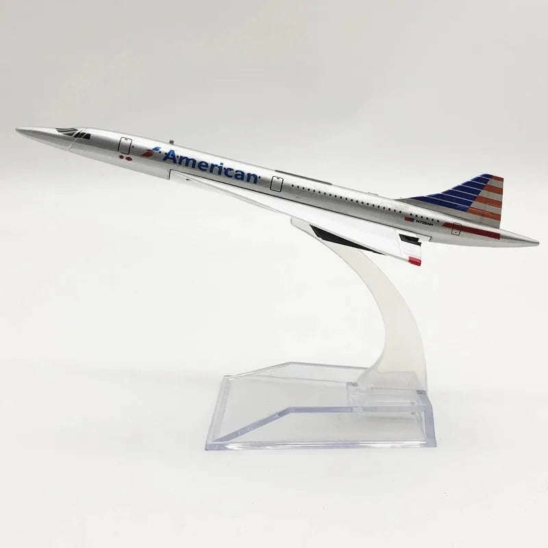 scale aircraft 16cm Concorde Model Toy plane Alloy Metal Diecast Airplane Air Franch/British Airways United States Concorde plan