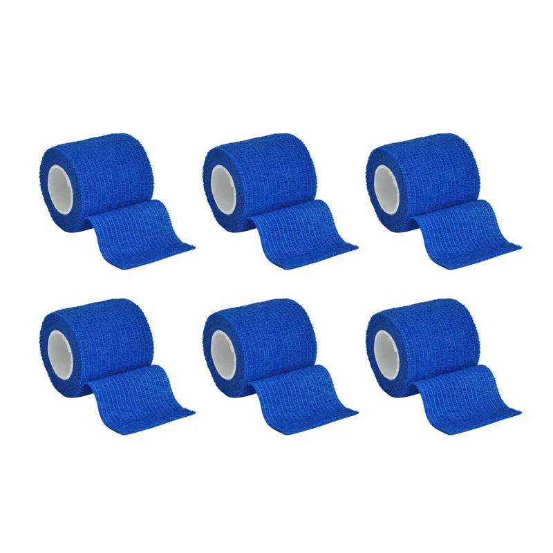 1/6pcs Colorful Athletic Wrap Tape Self Adhesive Elastic Bandage Elastoplast Sports Protector Knee Finger Ankle Palm Shoulder