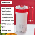 350ml Electric Soy Milk Machine Filter-free Wall Breaker Multifunction Soy Milk Cup Reservation Mixer Portable Mini Juice Cup
