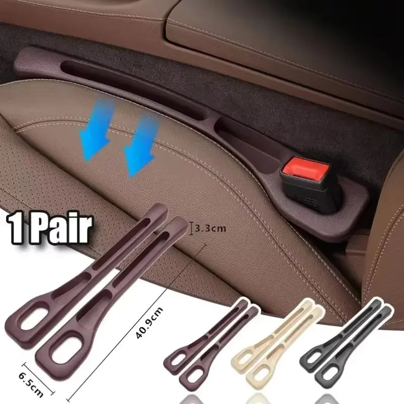 Car Seat Gap Plug With Anti-leak Strip and Storage Compartment; Car Seat Gap Preventer and Filler; Universal Car Interior Decoration Product.
