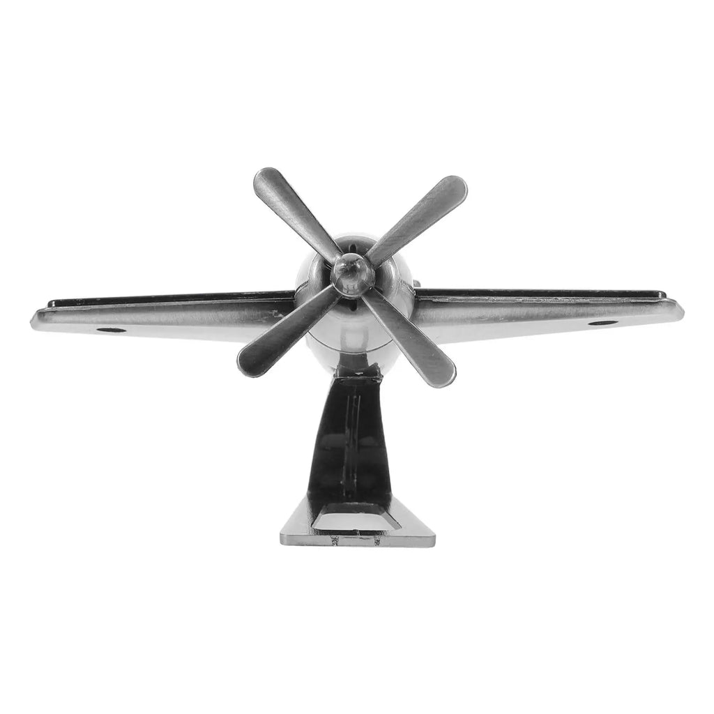 Mini Retro Diecast Propeller Airplane Decorative Metal Plane for Boys Birthday Party Favor Home Office