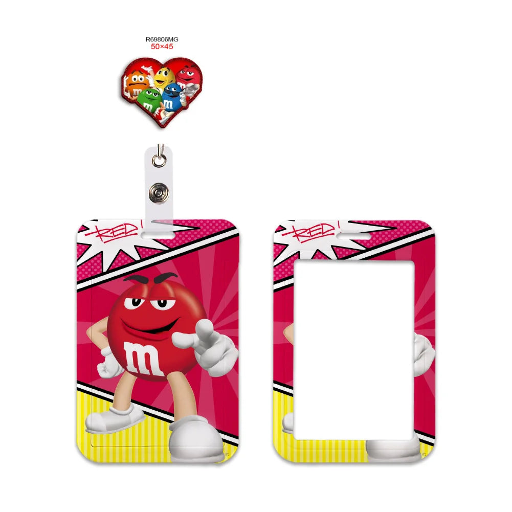 New Candy Design Lanyard Keychain ID Bus Card Cover Student Badge Holder Pass Hang Rope Lariat Gifts Keys Straps Accessories
