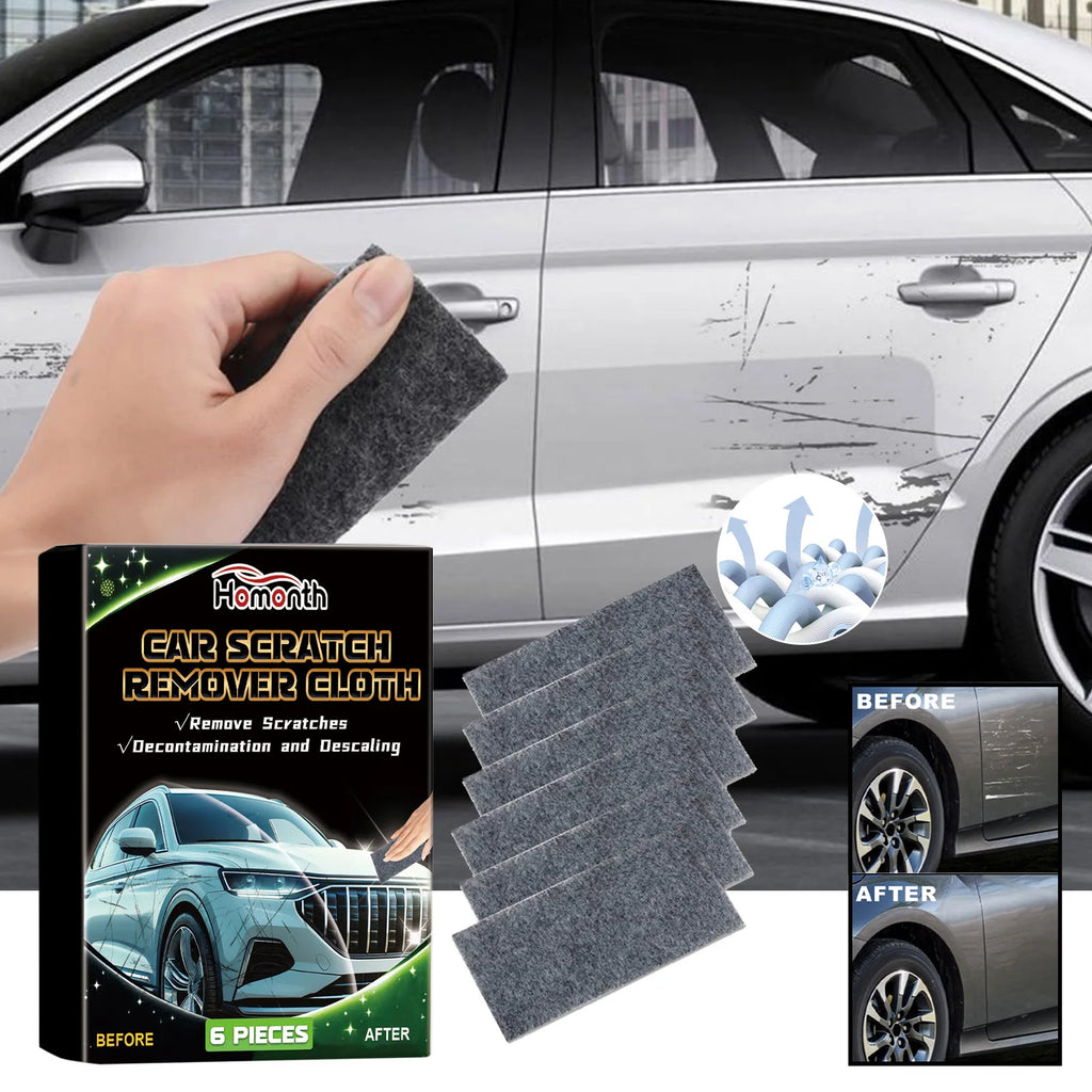 Universal Nano Sparkle Anti-Scratch Car Polishing Cloth Metal Surface Instant Scratch Repair Smart Cleaning Cloth for Cars