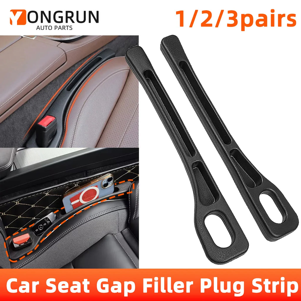 YONGRUN 1/2/3pair Of General Motors Seat Gap Plug Car Seat Gap Filling Materials Leak Proof Strips Automotive Interior Accessori