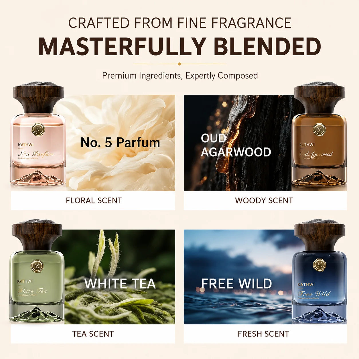 New Car Air Freshener Solid Perfume Balm Long-lasting Fragrance Car Perfume for Women Removes Odors and Purifies Air
