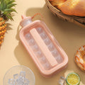 2-in-1 New Ice Hockey Pot Making Silicone Portable Cold Drink Ice Cup Ice Ball Molds Collapsible Ice Maker Home Travel