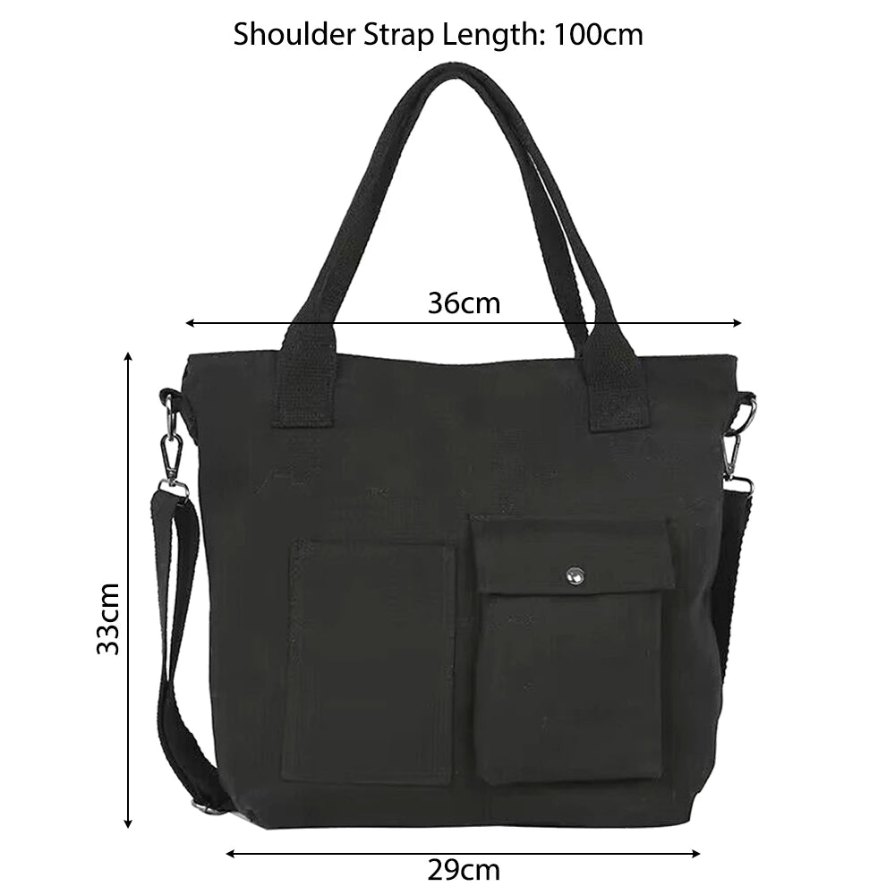 Women's Large Travel Shopping Bag Purse Handbag Ladies Tote Shoulder leather Reusable Shopping Beach Bag