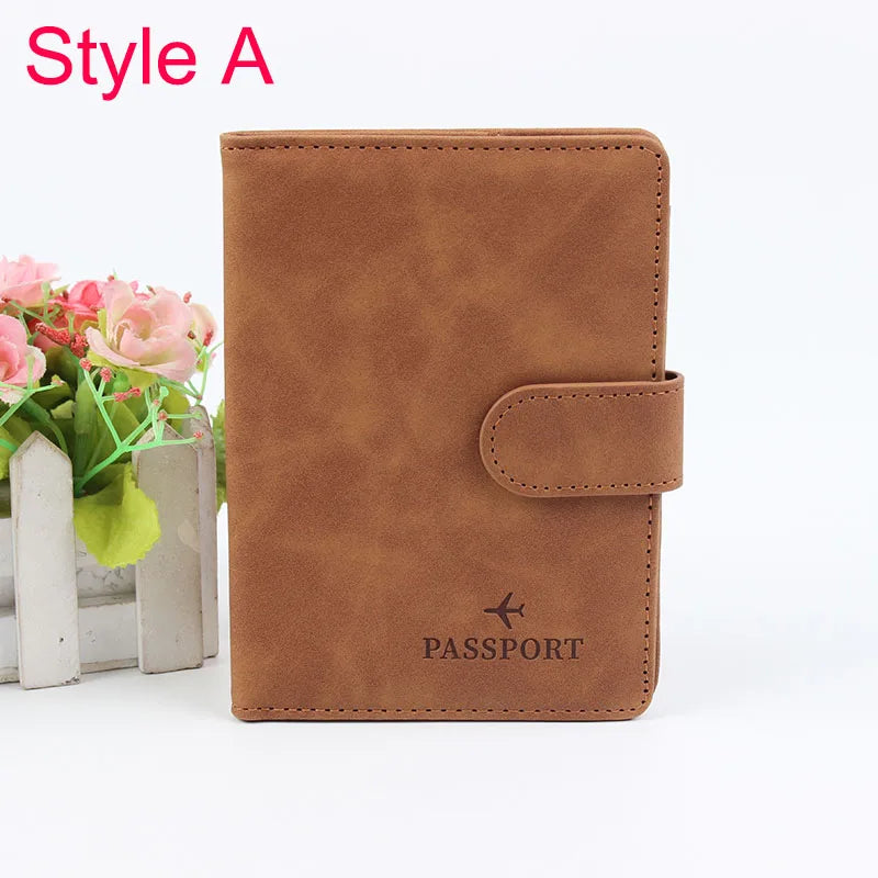 Organizer Storage Case/Travel Accessories Passport Case Vintage Leather Pattern Passports Holder Women Man ID Bank Credit Card