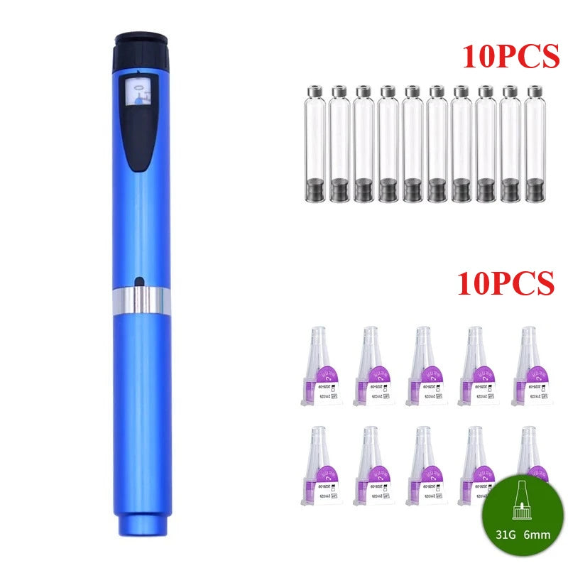 Insulin Vial Storage Case Peptide Storage Box 10/15/30 Grids Storage Bags Medicine Cases Portable Storage Bag Peptide Case