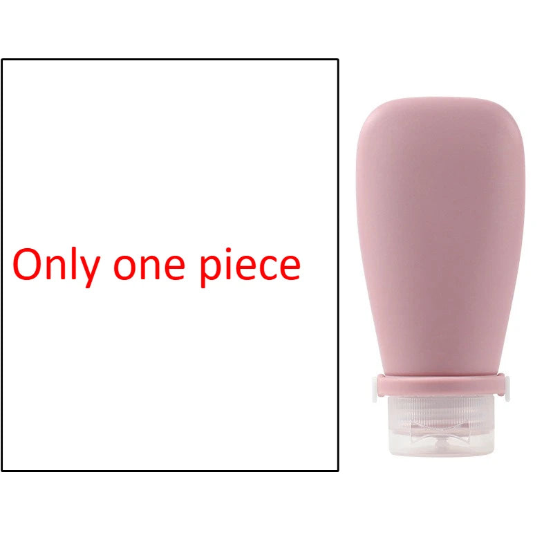 38/60/100ml Portable Refillable Travel Essential Silicone Toiletries Bottle for Shampoo Moisturizer Shower Gel Lotion Face Wash