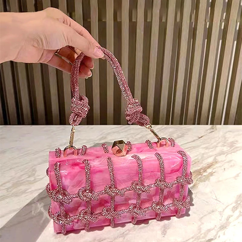 Luxury Women Wedding Party Handbags and Purse Wholesales Ladies Evening Handbag Chain Dinner Bags Clutch Bag for Women Wedding