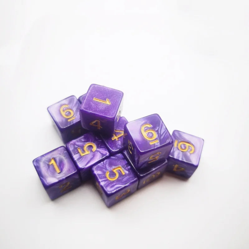 D6 DND  Dice Role 6 Faces Dice Games Set for Dungeons and Dragons RPG MTG Role Playing Table Games