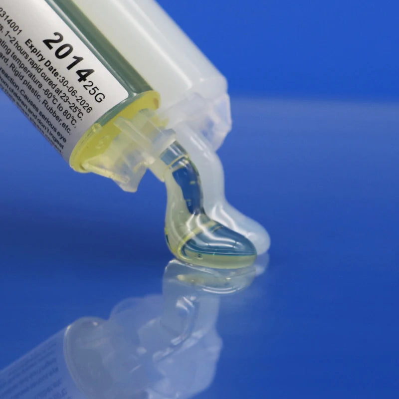 2014 AB Glue Amber Fast Cured Bond Metal Plastic Jewelry 25g Syringe Liquid Healant Light Yellow 5 Minute Rapid Epoxy Adhesives