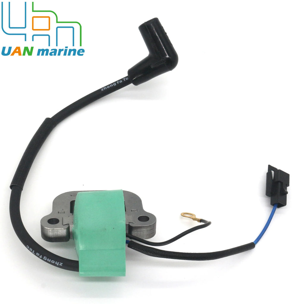 2PCS Ignition Coil Assembly For OMC Johnson Evinrude Outboards Engines Coil 502880 581407 0581407 18-5196