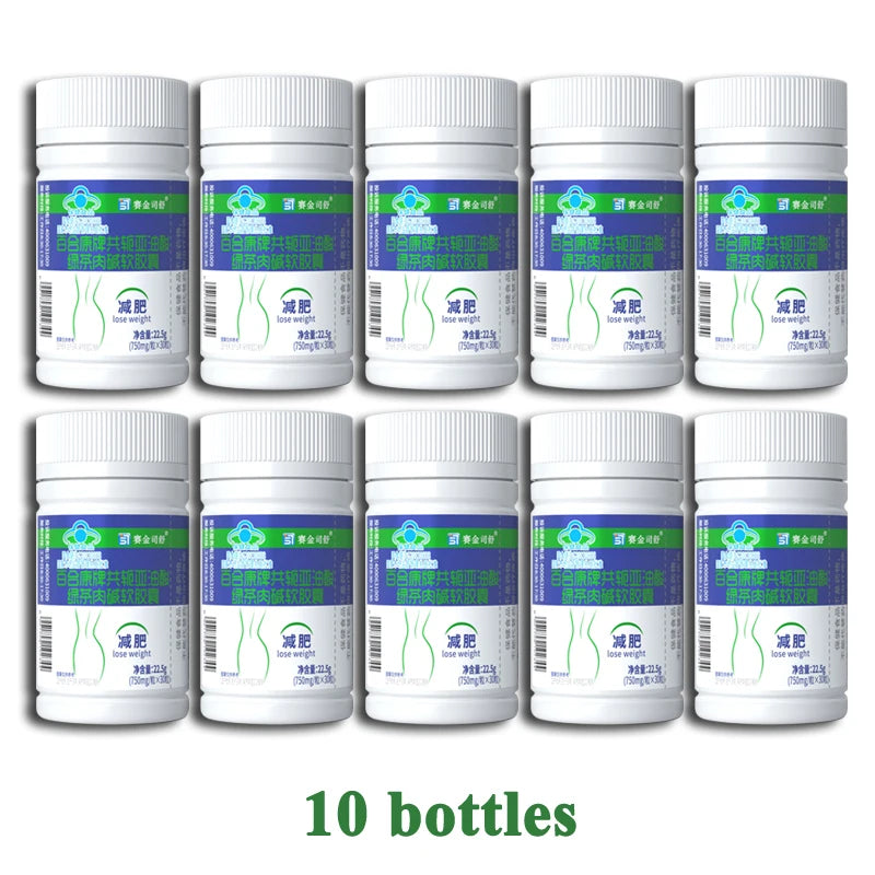 Conjugated linoleic acid Slimming Products green tea Cellulite Weight Loss for Lean Abdominal Fat Burner Detox Bowel Motility