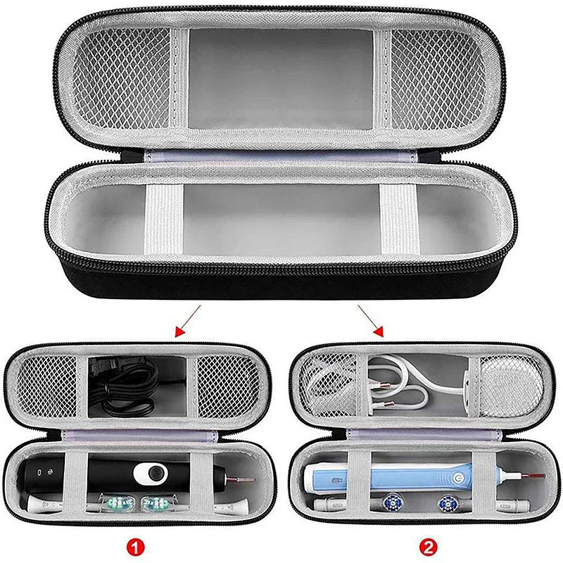 EVA Waterproof Dustproof Mini Travel Organizer Case – Portable Storage Bag for Electric Toothbrush