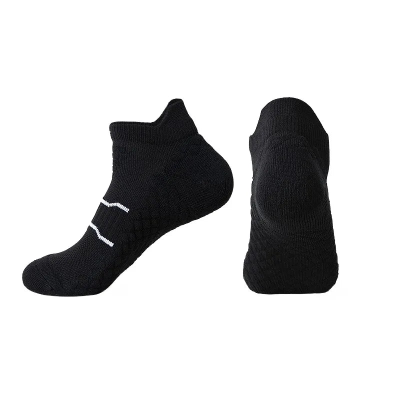 Women's sports socks, badminton socks, moisture-wicking massage socks, running socks, breathable, odor-resistant, shock-absorbin