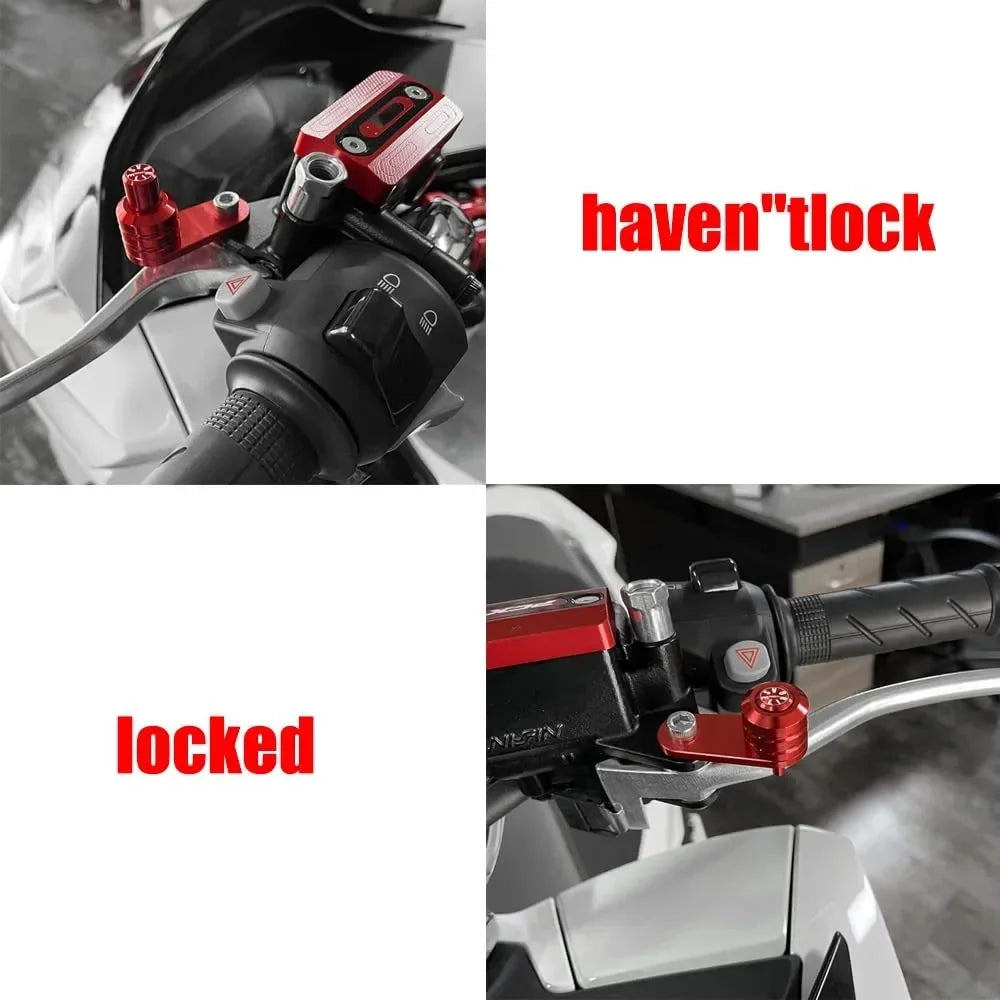 Motorcycle Brake Lever Lock Parking Brake Switch Control Lock Ramp Auxiliary Braking Accessory For honda ADV X ADV150 160 350