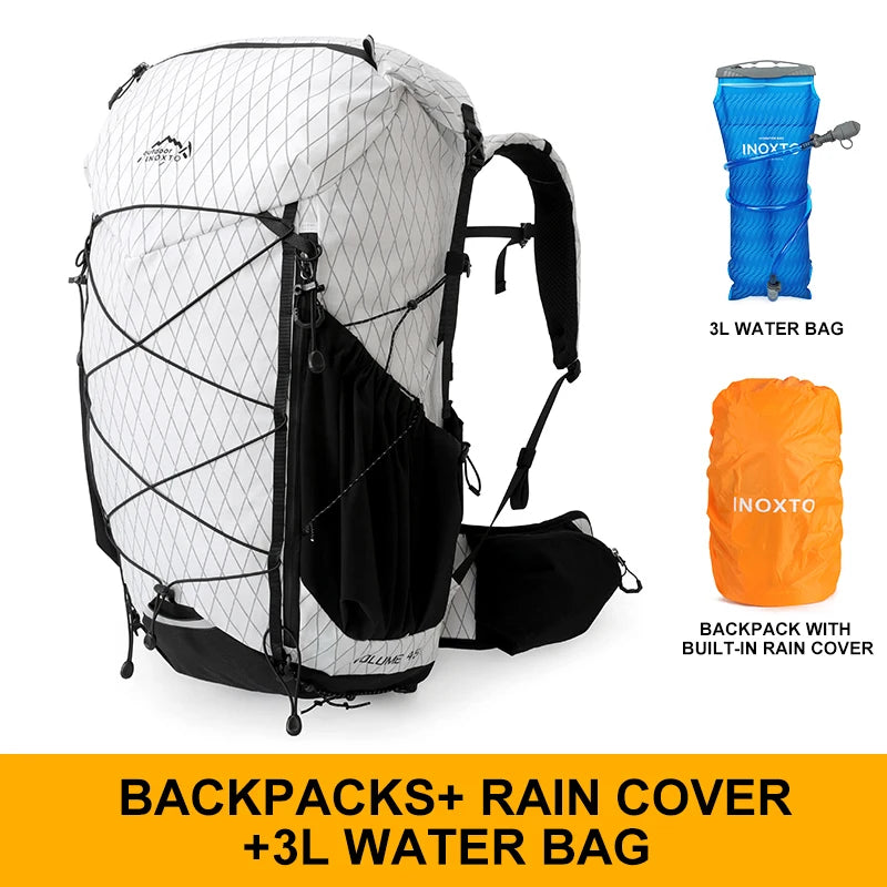 45L Hiking Internal Frame Backpacks with Rain Cover for Camping,Backpacking,Travelling
