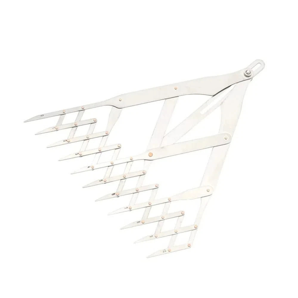 Equally Spacing Sewing Gauge Stainless Steel Quick Mark Space Divider Auxiliary Tool 5/7/11 Teeth Isometric Divider Ruler