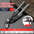 Water Pump Pliers Quick-Release Plumbing Pliers Adjustable Water Pipe Clamp Pliers Household Sink Spanner Hand Tools