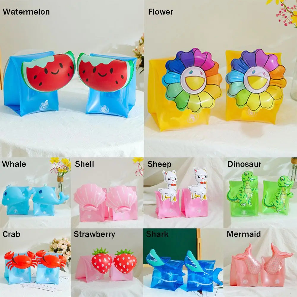 Swimming Circle Children Arm Swimming Ring Swimming Arm Ring Swim Pool Floating Inflatable  Floats Hand Safety Float