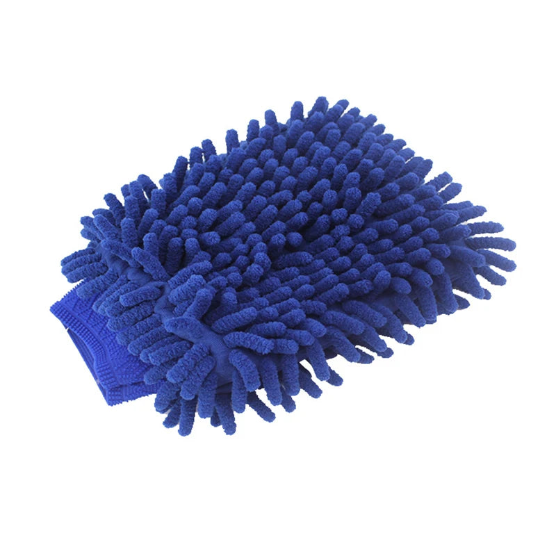 Microfiber Car Wash Gloves Car Sponge Extra Soft Car Wash Cloth Gloves Scratch Free Microfiber Double Sided Car Cleaning Tool
