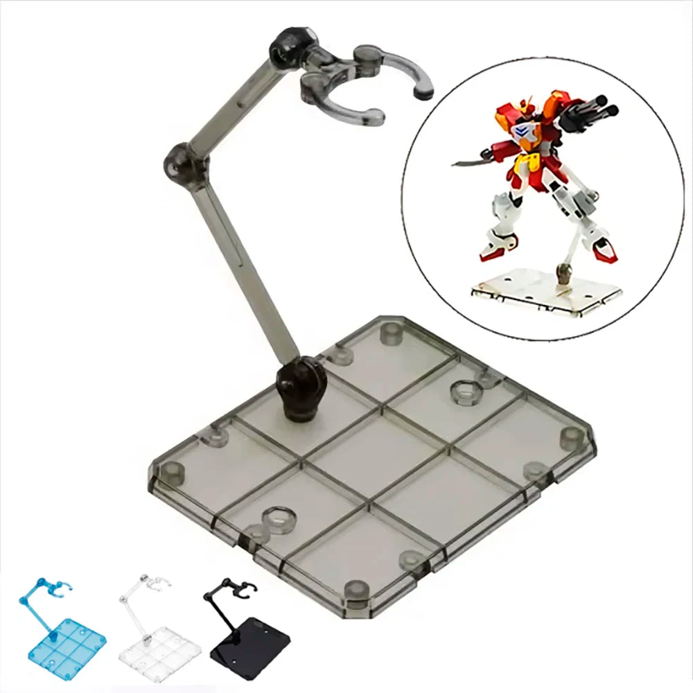 Premium Action Figure Display Stand,Compatible with BJD HG RG SD SHF Gundam 1/144 Models,Doll Showcase Stand,Base can be Spliced