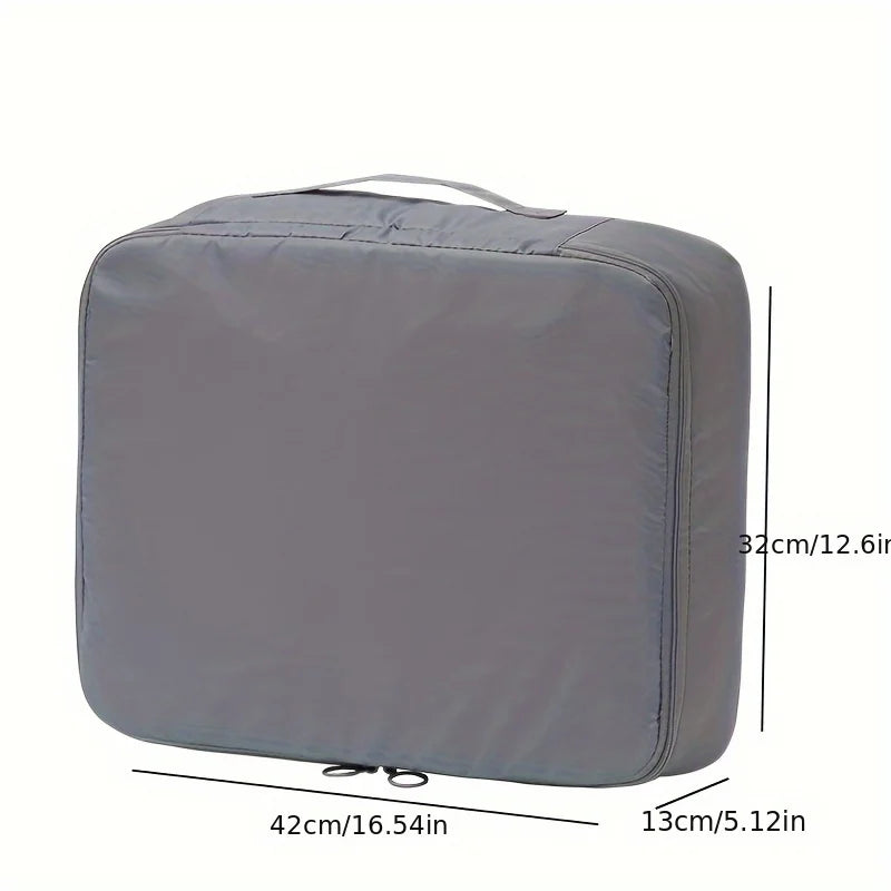1pc Travel Portable Clothing Storage Bag Large Capacity 3 Pocket Breathable Mesh Bag for Underwear Organizer Bag Luggage Storing