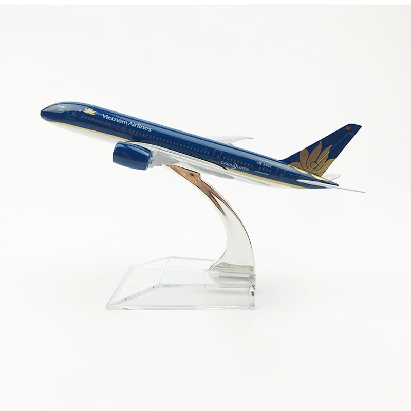 JASON TUTU Boeing 787 Airplane Model Aircraft Model Diecast Metal 1/400 Scale Collection For Display Show Gift