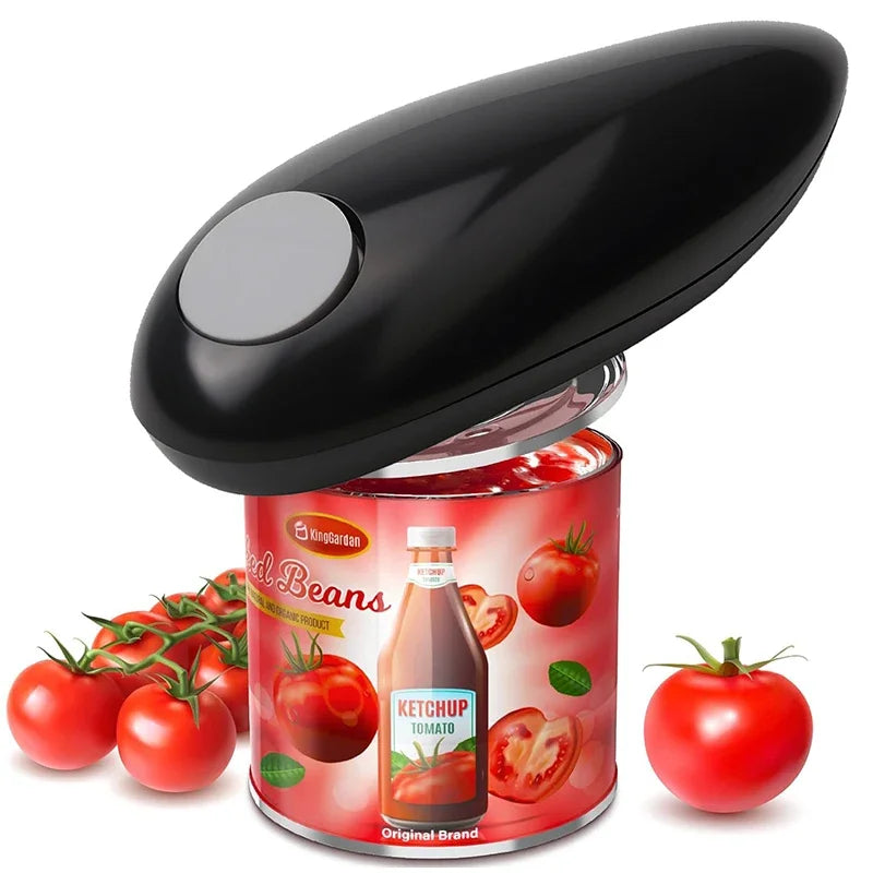 Electric Can Opener Tin Opener Hand Free for Arthritis Hands Automatic Can Openers with One Touch Switch Button Kitchen Tool