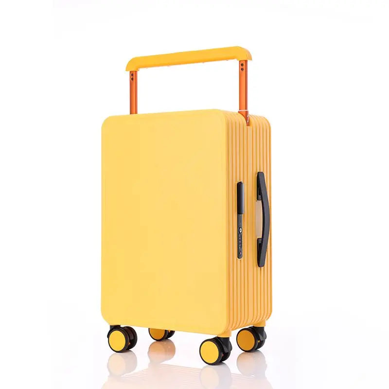Wide pull suitcase, women's pull suitcase, men's travel suitcase, checked in box, 20 inches 24 inches boarding case, checked in
