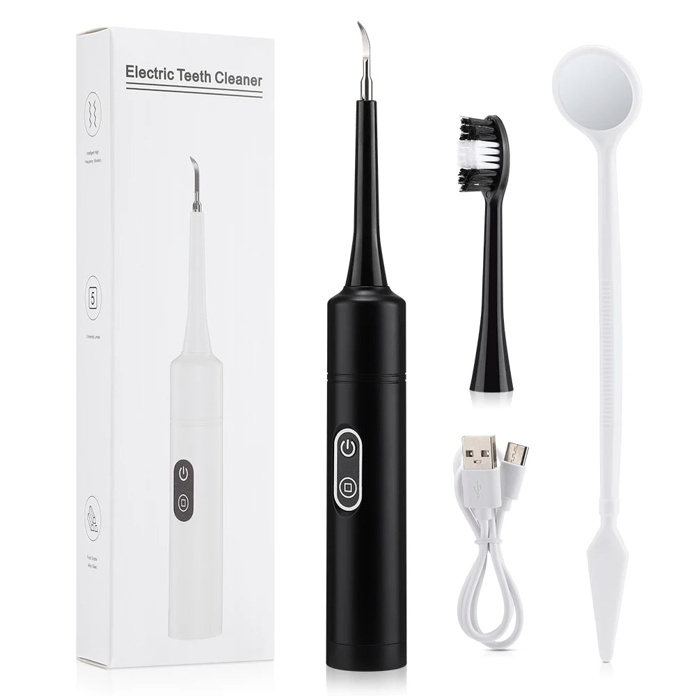 Electric Tooth Cleaner Dental Scaler Calculus Remover Sonic Vibration Toothbrush Plaque Tartar Removal Teeth Whitening Cleaning