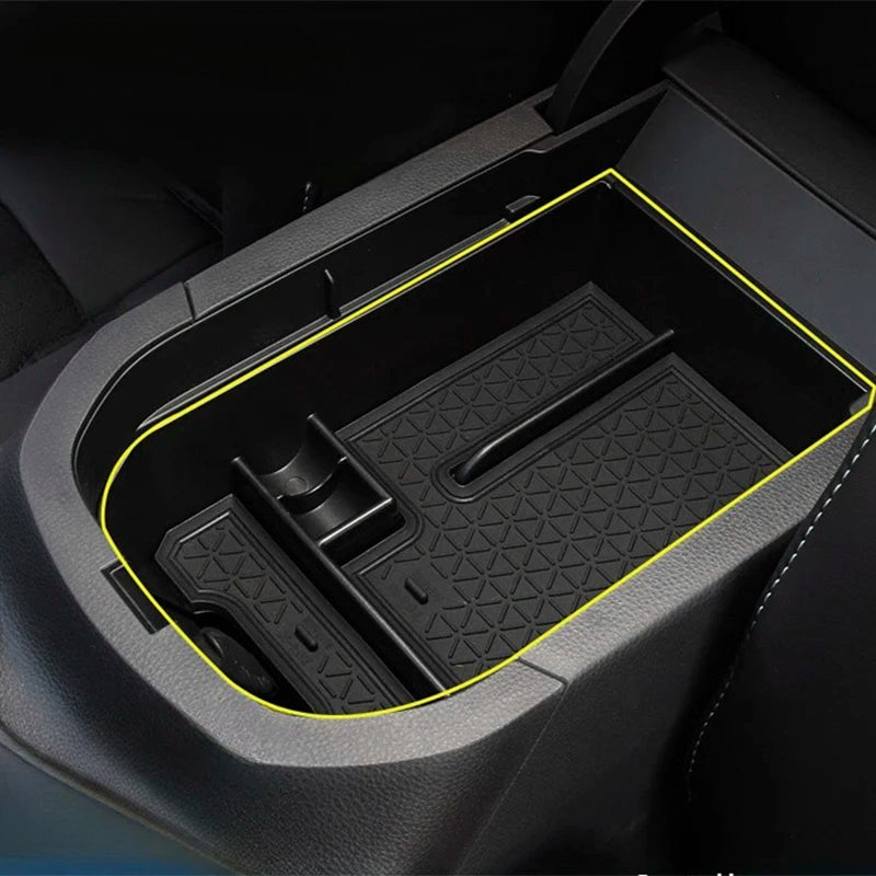 For Toyota RAV4 XA50 2019~2025 RAV 4 Hybrid Car Armrest Storage Box Console Dashboard Sundries Tidying Tray Interior Accessories