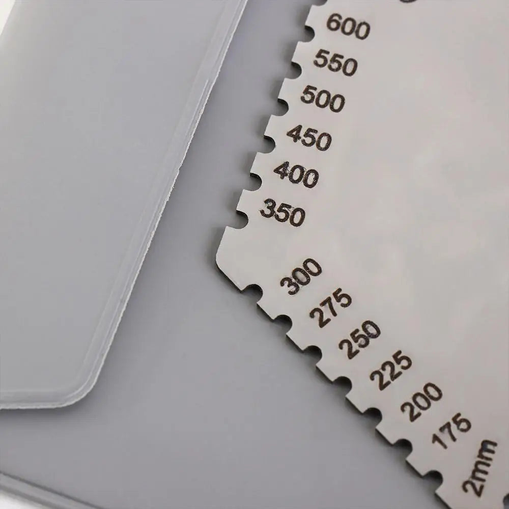 Paint Coating Hexagon Wet Film Comb High Precision Hexagonal Wet Diaphragm Thickness Gauge 25-3000um Stainless Steel