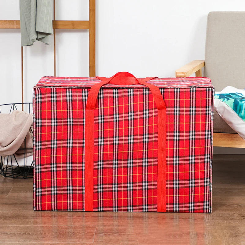 New extra large Oxford bag moving house bag waterproof and moisture-proof thickened luggage bag packing bag storage bag handbag