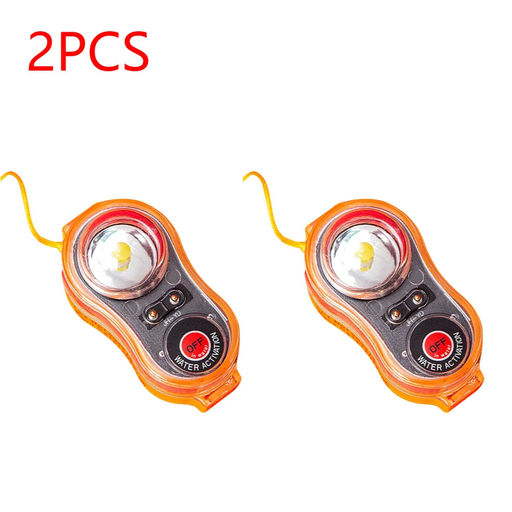 1-10pcs LED Life Jacket Light Energy-Efficient Waterproof Emergency Signal Light Easy Operation Lightweight Outdoor Accessories
