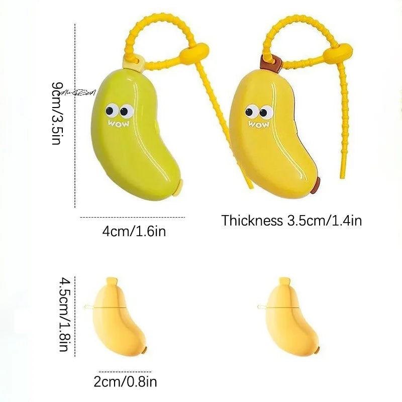Banana Shaped Toothbrush Head Protective Cover With Toothpaste Compartment Portable Travel Dust Clamp Storage Box