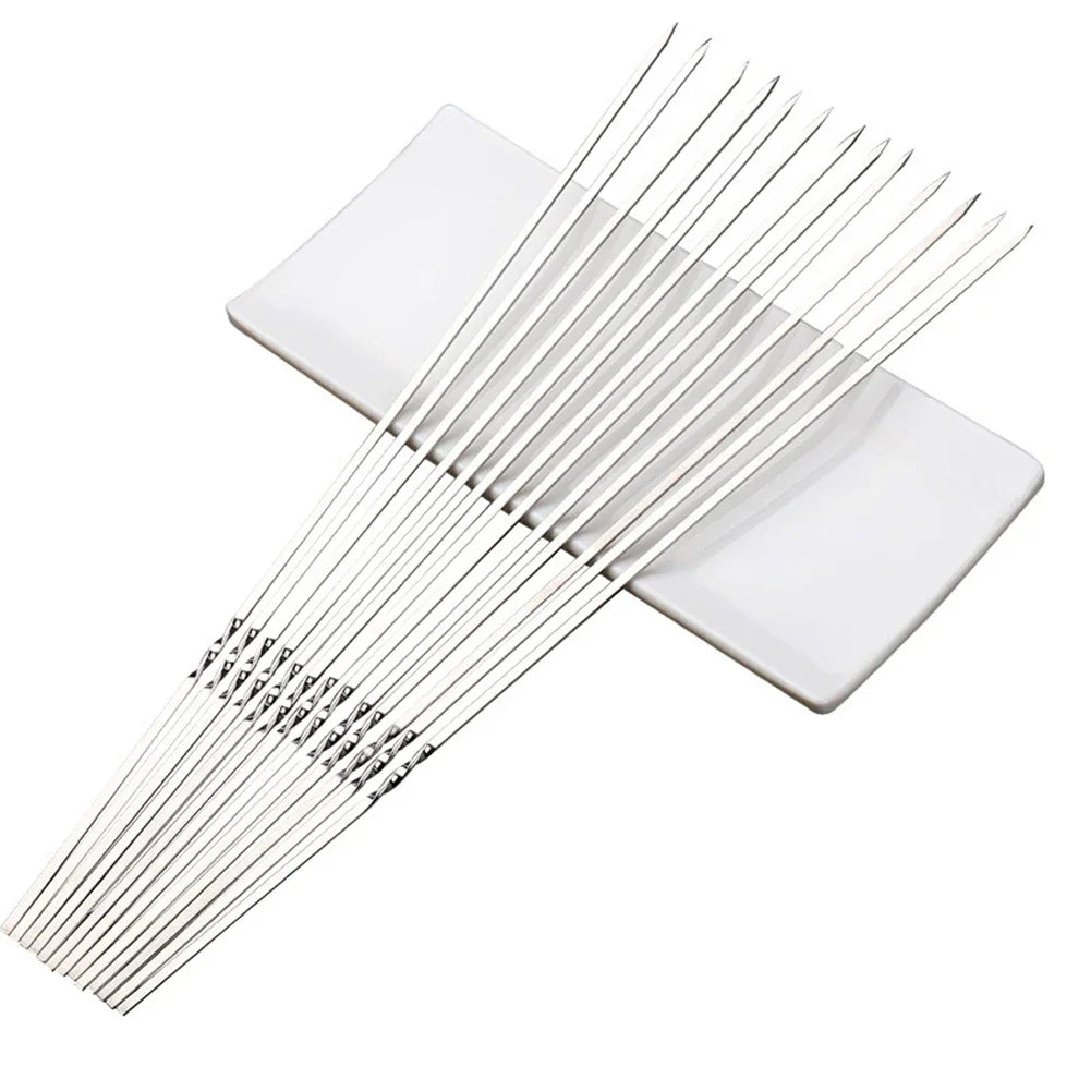 49 Holes BBQ Meat Skewer Tool Box Kebab Maker Barbecue Fast Maker Meat Cutter Roast Kitchen Accessories for Home BBQ Party