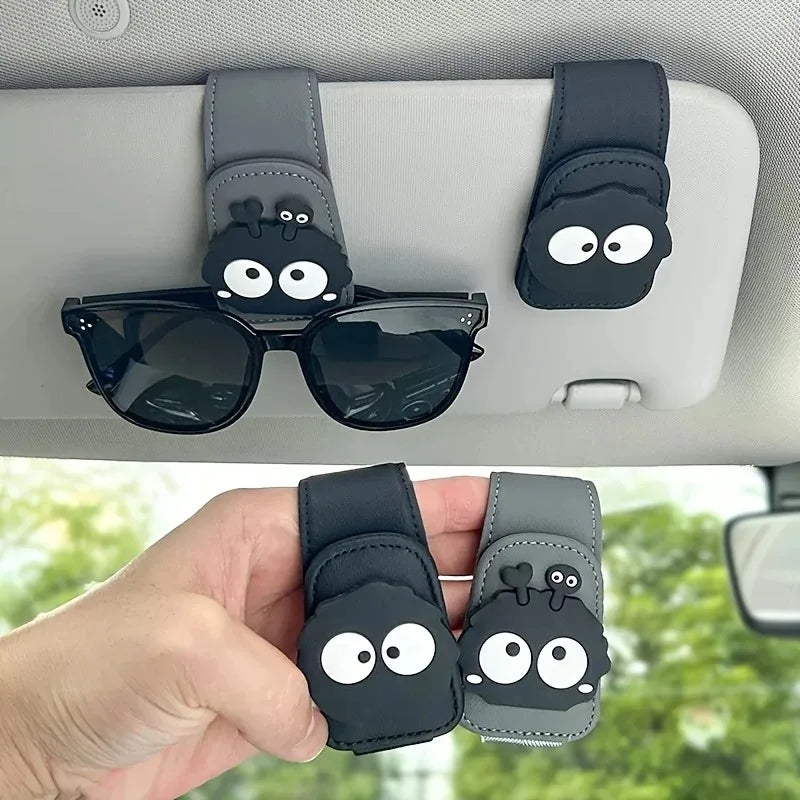 Car Glasses Clip Car Visor Storage Rack Multifunctional Creative Magnetic  Car Sunglasses Holder Eye Glasses Case