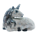 Luxury Pink Unicorn Handbag Women Diamond Evening Clutch Crystal Bridal Purse Designer  Party Phone Bag Lady Wedding Dinner Bags