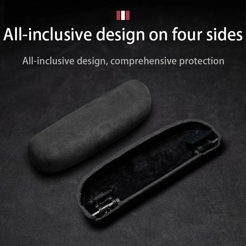Car Trim For Land Rover Discovery Range Rover Velar Glasses Holder Sunglasses Storage Box Case Replacement Parts Accessories