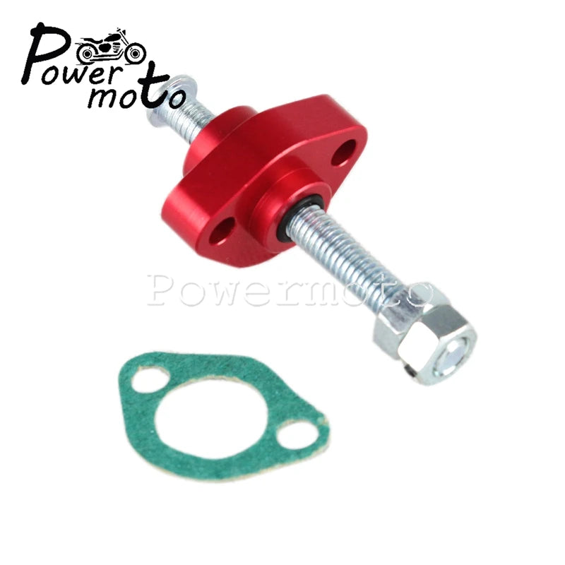 Black Motorcycle CNC Aluminum Manual Cam Chain Tensioner For Honda VF 750c VTR 1000 TRX 250 250X ATC 250ES TRX 680 CBR900RR
